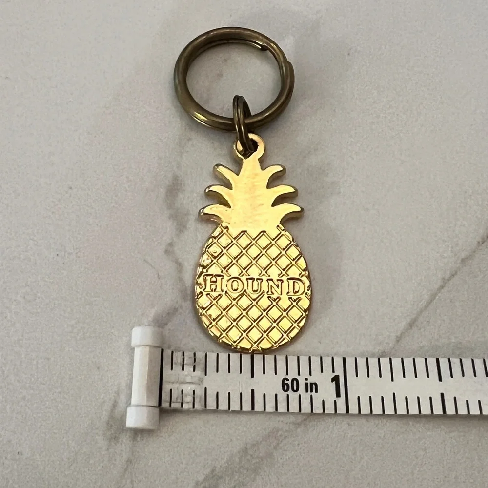 Adorable Hound Collection Gold Pineapple Charm